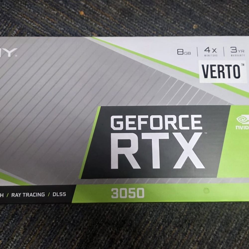G/FORE GeForce RTX 3050 Graphics Card - Silver and Green